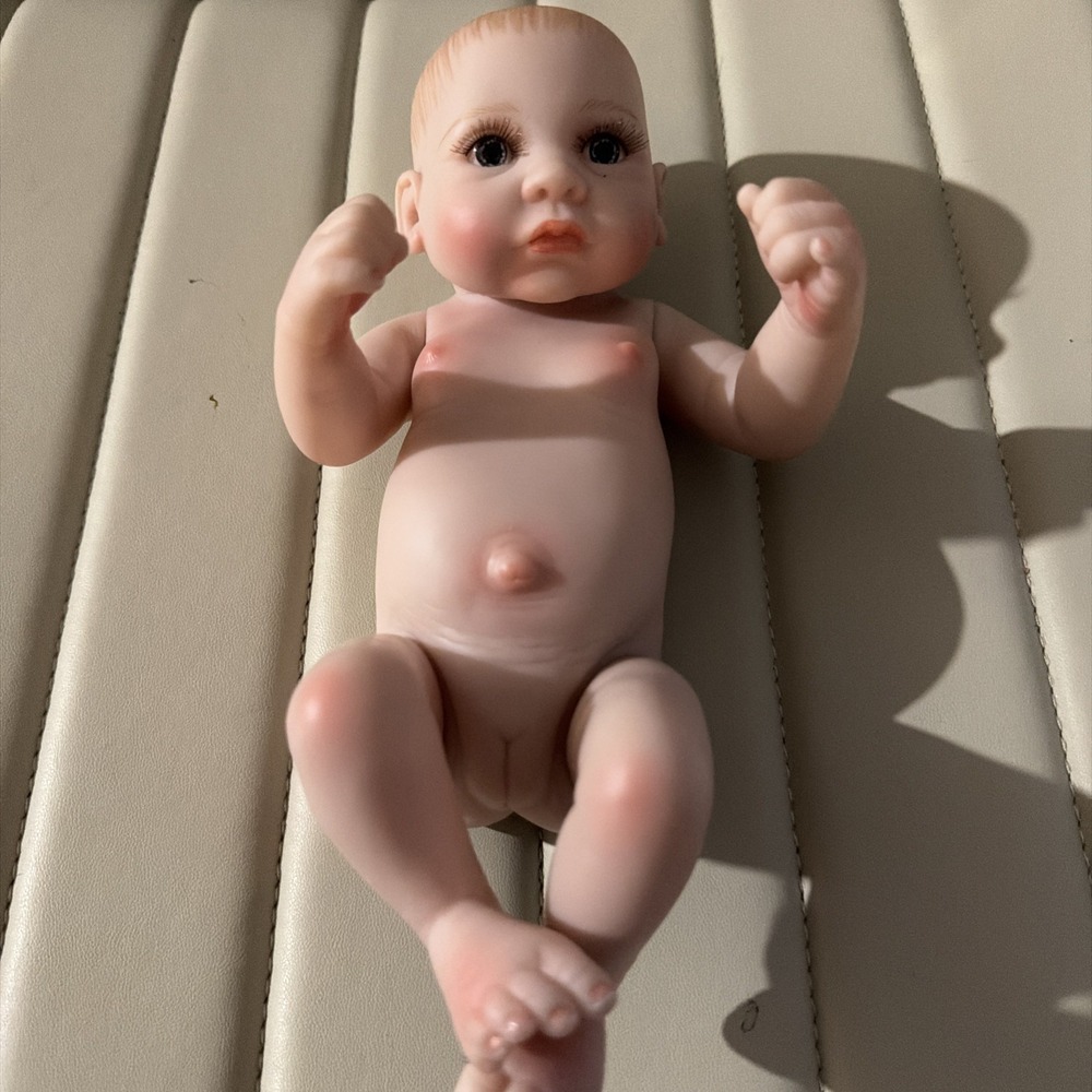 Newborn Anatomically Correct Baby Girl Clean 10" doll